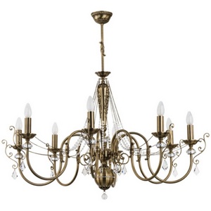 Изображение товара Потолочная люстра Kutek Luca LUC-ZW-8(P) подсвечник