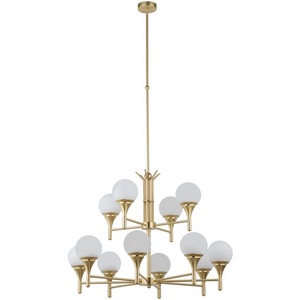 Изображение товара Потолочная люстра на штанге Kutek Meleze MEL-ZW-8+4(ZM) шарики