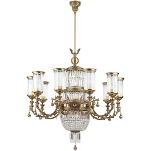 Изображение товара Потолочная люстра хрустальная Sienna-crystal Kutek Swarovski SIE-ZW-10(P)