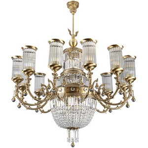 Изображение товара Потолочная люстра хрустальная Sienna-crystal Kutek Swarovski SIE-ZW-12(P)