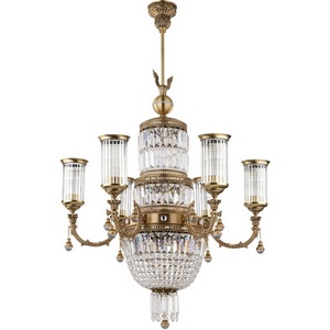 Изображение товара Потолочная люстра хрустальная Kutek Sienna SIE-ZW-6(P)