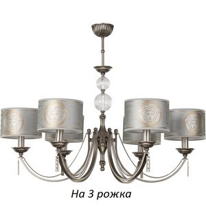 Изображение товара Потолочная люстра Kutek Zaffiro ZAF-ZW-3(N/A)