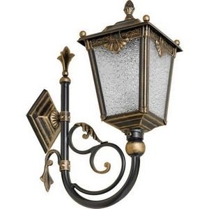 Изображение товара Настенный уличный фонарь под старину IP54 ковка Кузнечное дело Квадро 32-001-ЧЗ
