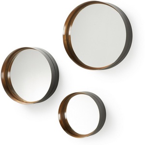 Изображение товара Настенное зеркало La Forma (ex Julia Grup) Wilton (Черный,Золотой/ Металл,Медь,Стекло,Сталь)