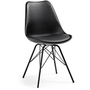 Изображение товара Обеденный стул La Forma (ex Julia Grup) Ralf (Черный/ Сталь,Пластик,Пена,Полипропилен)