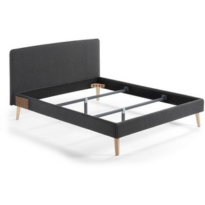 Изображение товара Кровать La Forma (ex Julia Grup) Dyla (Черный/ Пена,Сталь,Дерево,МДФ)