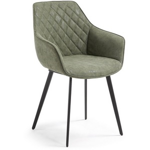 Изображение товара Обеденный стул La Forma (ex Julia Grup) Amira (Зеленый/ Пена,Сталь,Фанера)