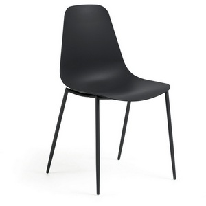 Изображение товара Обеденный стул La Forma (ex Julia Grup) Whatts (Черный/ Сталь,Полипропилен,Пластик,Металл)