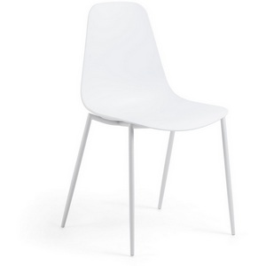 Изображение товара Обеденный стул La Forma (ex Julia Grup) Whatts (Белый/ Полипропилен,Металл,Пластик,Сталь)