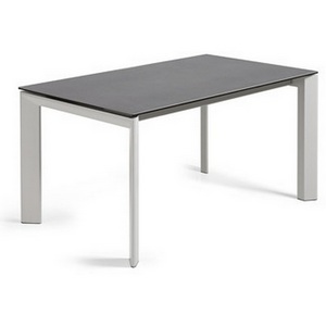 Изображение товара Стол вставка-бабочка на 8 персон обеденный La Forma (ex Julia Grup) Axis (Серый/Керамика, Сталь) 55477 (прямоугольная столешница, 4 ножки)