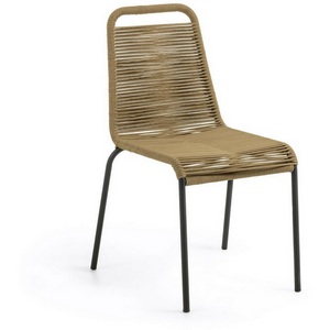 Изображение товара Стул уличный La Forma (ex Julia Grup) Lambton (Коричневый,Бежевый,Черный/ Сталь,Веревка,Металл)