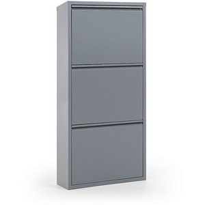 Изображение товара Ящик для обуви La Forma (ex Julia Grup) Ode (Серый/ Сталь,Металл)