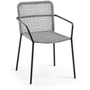 Изображение товара Стул уличный La Forma (ex Julia Grup) Ellen (Серый/ Металл,Веревка)