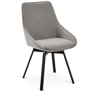 Изображение товара Обеденный стул La Forma (ex Julia Grup) Jenna (Серый/ Пена,Фанера,Сталь)