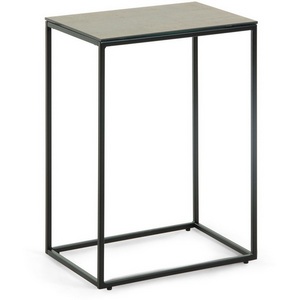 Изображение товара Журнальный стол La Forma (ex Julia Grup) Rewena (Коричневый, Черный/Керамика, Сталь, Стекло, Металл) (квадратная столешница)