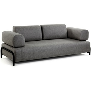 Изображение товара Диван La Forma (ex Julia Grup) Compo (Черный/ Металл,Пена,Сталь,ДСП,Дерево,Акрил,Сосна,МДФ)