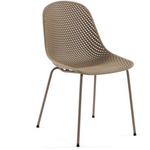 Изображение товара Обеденный стул La Forma (ex Julia Grup) Quinby (Бежевый/ Сталь,Металл,Пластик,Полипропилен)
