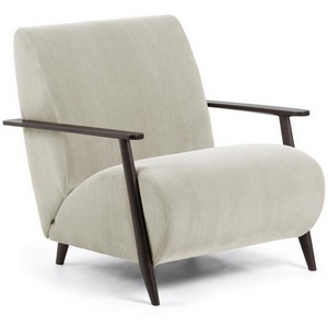 Изображение товара Кресло La Forma (ex Julia Grup) Meghan (Венге,Бежевый/ Ясень,ДСП,Дерево,Сосна,Пена,Пенополиуретан,Камень)