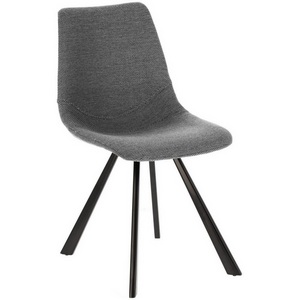 Изображение товара Обеденный стул La Forma (ex Julia Grup) Alve (Серый/ Пена,Фанера,Сталь)