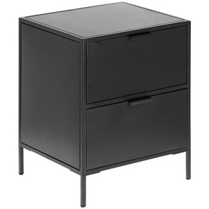 Изображение товара Тумба прикроватная La Forma (ex Julia Grup) Shantay (Черный/ Металл,Сталь)