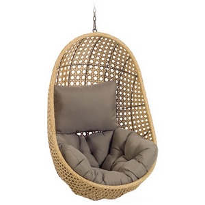 Изображение товара Кресло подвесное на стойке La Forma (ex Julia Grup) Cira (Серый/ Пластик,Искусственный ротанг,Сталь)