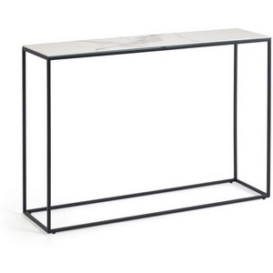 Изображение товара Консоль Rewena с керамической отделкой Kalos Blanco 110 x 75 см La Forma (ex Julia Grup) 100638 (прямоугольная столешница)