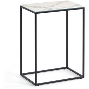 Изображение товара Журнальный столик Rewena с керамической столешницей 45 x 30 см La Forma (ex Julia Grup) 100639 (прямоугольная столешница)