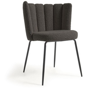 Изображение товара Обеденный стул La Forma (ex Julia Grup) Aniela (Черный/ Пена,Металл,Фанера)