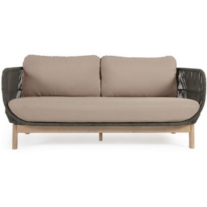 Изображение товара 3-местный диван Catalina из зеленой веревки La Forma (ex Julia Grup) арт.115618