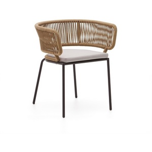Изображение товара Стул уличный La Forma (ex Julia Grup) Nadin (Бежевый/ Сталь,Веревка,Пена)