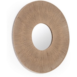 Изображение товара Круглое зеркало Damira из джута с натуральной отделкой ? 60 см La Forma (ex Julia Grup) арт.116832