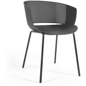 Изображение товара Стул уличный La Forma (ex Julia Grup) Yeray (Черный/ Сталь,Полипропилен,Пластик)