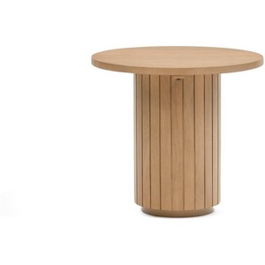 Изображение товара Licia столик из массива дерева манго D 60 см La Forma (ex Julia Grup) 146971 (круглая столешница, О-образная опора)