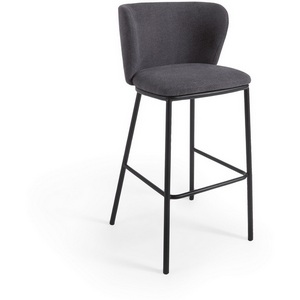 Изображение товара Барный стул La Forma (ex Julia Grup) Ciselia (Серый/ Сталь)