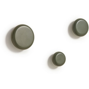 Изображение товара Nadue Набор из 3 настенных крючков из массива бука с зеленой отделкой La Forma (ex Julia Grup) арт.148227