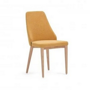 Изображение товара Rosie Стул из горчичной синели с ножками из массива ясеня La Forma (ex Julia Grup) арт.148342
