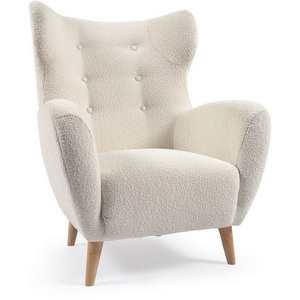 Изображение товара Кресло La Forma (ex Julia Grup) Batiko (Белый/ Бук,МДФ,Пенополиуретан)