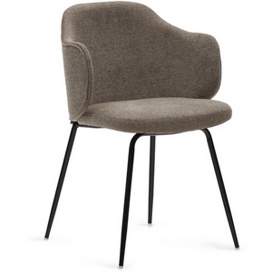 Изображение товара Обеденный стул La Forma (ex Julia Grup) Yunia (Коричневый/ Сталь,Фанера)