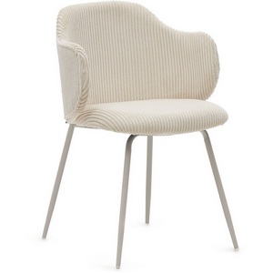 Изображение товара Обеденный стул La Forma (ex Julia Grup) Yunia (Бежевый/ Фанера,Сталь) 149639