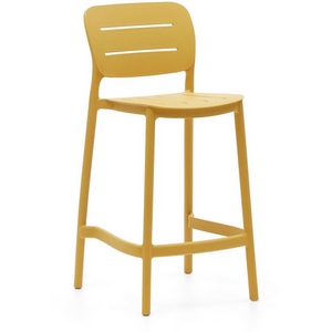 Изображение товара Барный стул La Forma (ex Julia Grup) Morella (Горчичный,Желтый/ Пластик)