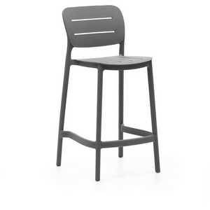 Изображение товара Барный стул La Forma (ex Julia Grup) Morella (Серый/ Пластик)