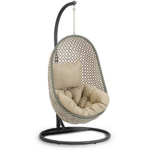 Изображение товара Кресло подвесное на стойке La Forma (ex Julia Grup) Cira (Разноцветный/ Искусственный ротанг,Сталь)