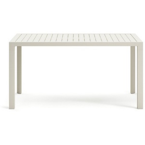Изображение товара Стол с деревянной столешницей длиной 150 см уличный La Forma (ex Julia Grup) Culip (белый/ пластик) 156953