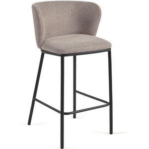 Изображение товара Барный стул La Forma (ex Julia Grup) Ciselia (Коричневый/ Сталь) 159207