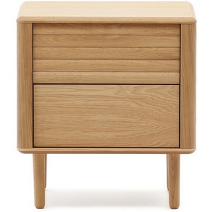 Изображение товара Lenon Тумбочка с 2 ящиками из шпона дуба 50 x 55 см La Forma (ex Julia Grup) арт.160929