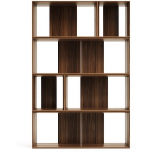 Изображение товара Стеллаж деревянный высотой 150 см La Forma (ex Julia Grup) Litto (Орех/ МДФ) 162187