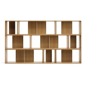 Изображение товара Стеллаж деревянный напольный глубиной 30 см La Forma (ex Julia Grup) Litto (Цвет дуб/ МДФ) 162193