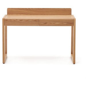 Изображение товара Компьютерный стол La Forma (ex Julia Grup) Arandu (МДФ, Ясень) (прямоугольная столешница, 4 ножки)