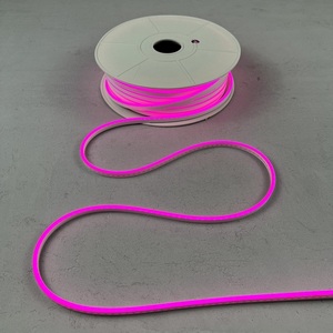 Изображение товара Односторонний Гибкий Неон 6х12мм Розовый 12В, IP65 Laitcom FR-23527