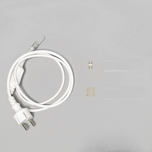 Изображение товара Кабель Питания 1,5м с выпрямителем 8А для Неона 8х16мм 220В, провод белый каучук, IP65 Laitcom FR-23550